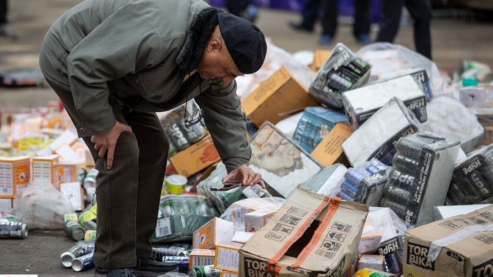 امحای ۴۰۰ تن مواد غذایی و کالای سلامت