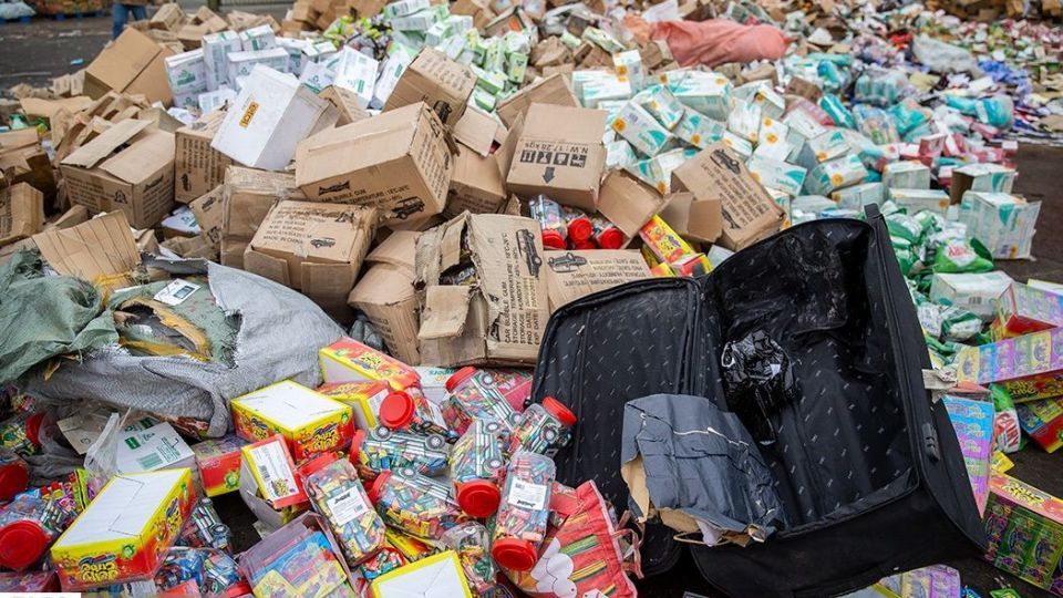 امحای ۴۰۰ تن مواد غذایی و کالای سلامت