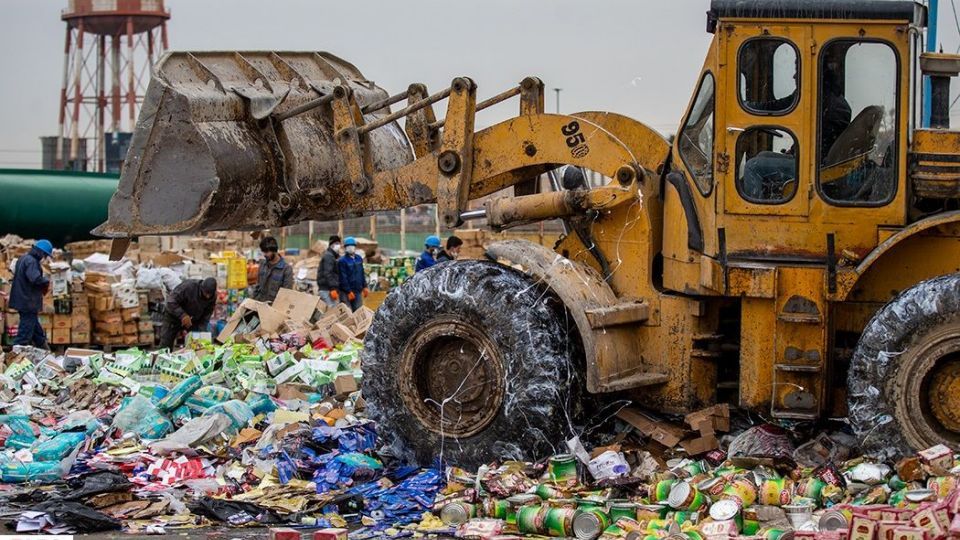 امحای ۴۰۰ تن مواد غذایی و کالای سلامت