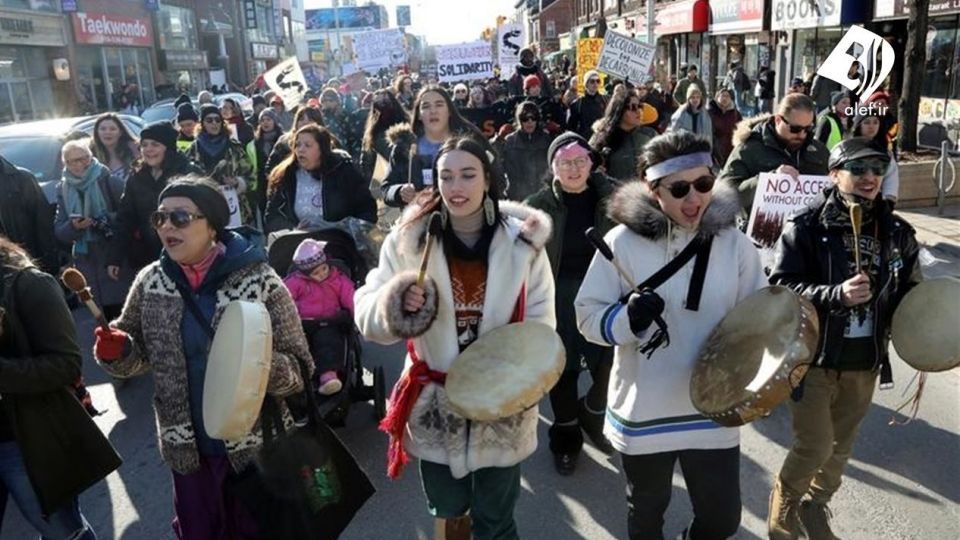 اعتراض علیه احداث خط لوله گاز در کانادا