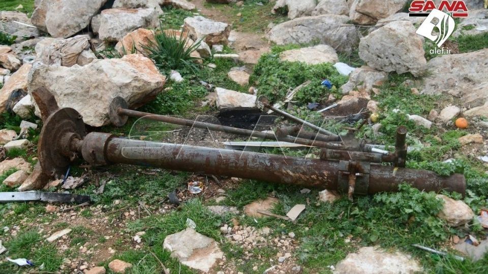 کشف سلاح‌های به جا مانده از تروریست‌های سوریه