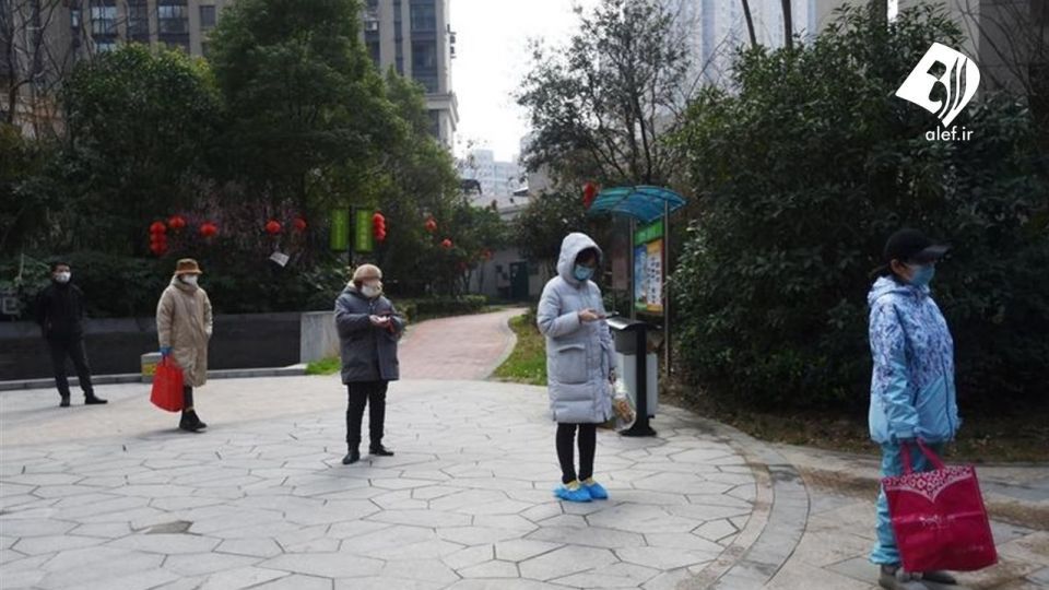 صف قابل توجه در وهان چین