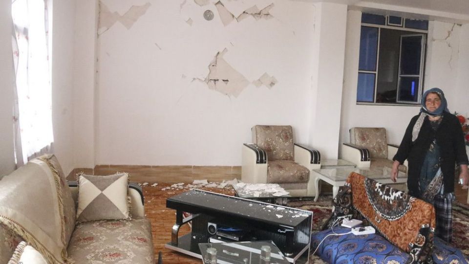 خسارت‌های زلزله در بخش قطور خوی