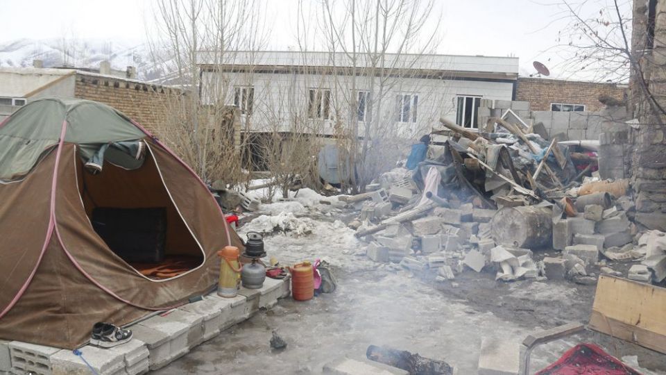 خسارت‌های زلزله در بخش قطور خوی