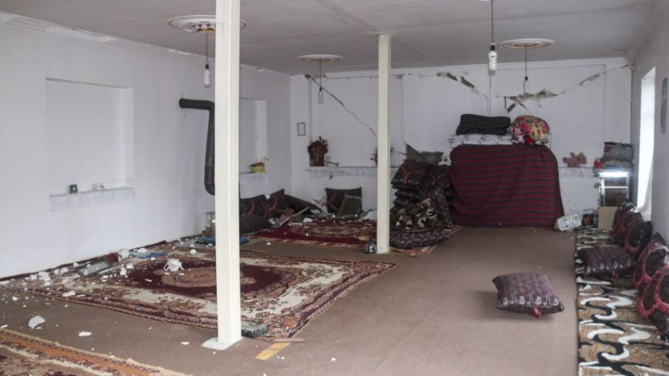 خسارت‌های زلزله در بخش قطور خوی