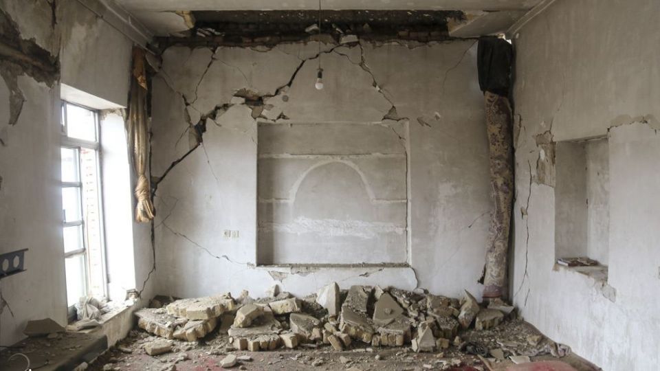 خسارت‌های زلزله در بخش قطور خوی