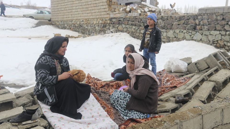 خسارت‌های زلزله در بخش قطور خوی