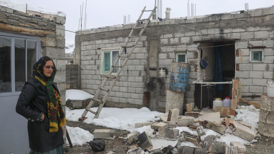 خسارت‌های زلزله در بخش قطور خوی