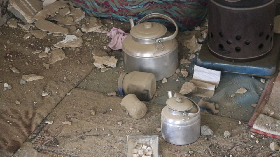 خسارت‌های زلزله در بخش قطور خوی