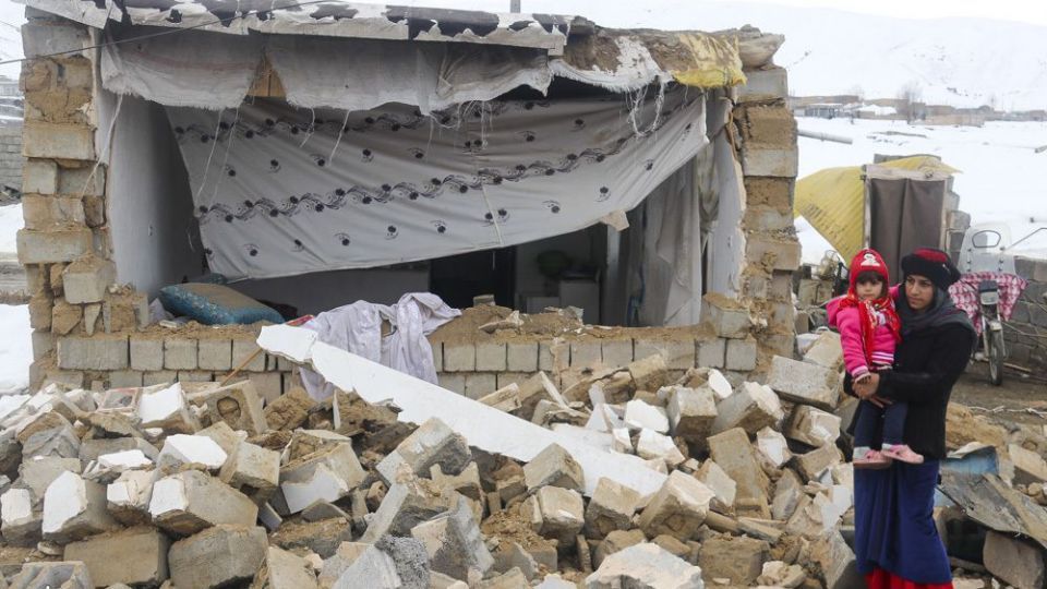 خسارت‌های زلزله در بخش قطور خوی