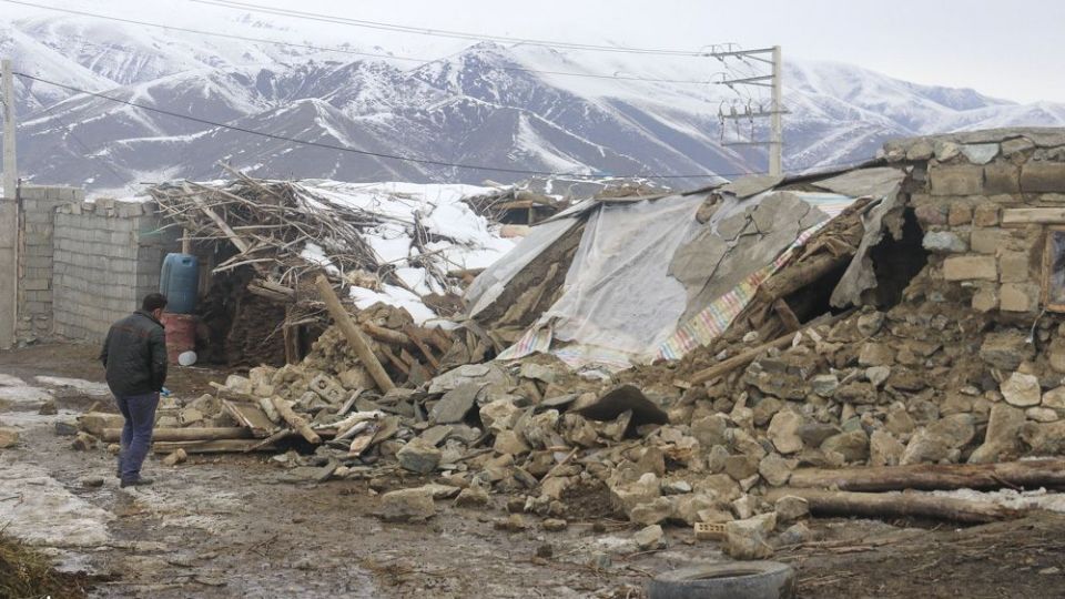 خسارت‌های زلزله در بخش قطور خوی