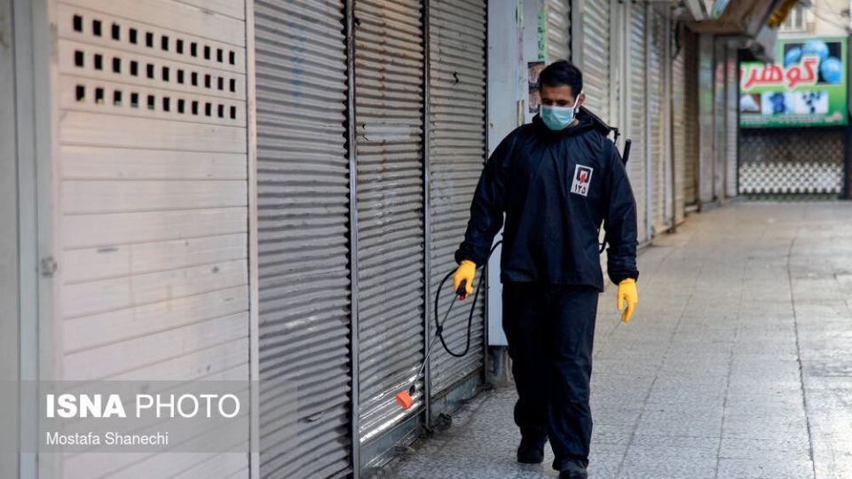 ضدعفونی معابر شهر ساری
