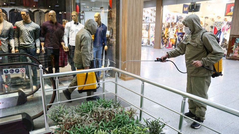 ضدعفونی کردن شهر تبریز