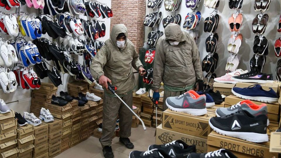 ضدعفونی کردن شهر تبریز