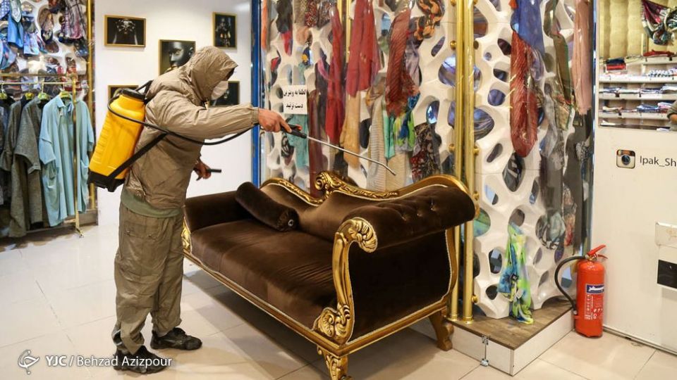 ضدعفونی کردن شهر تبریز