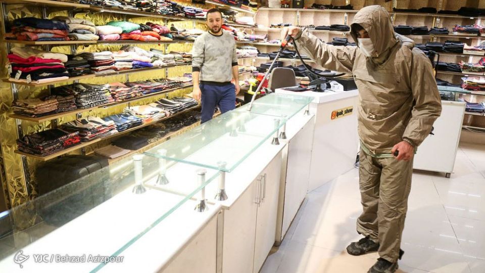 ضدعفونی کردن شهر تبریز