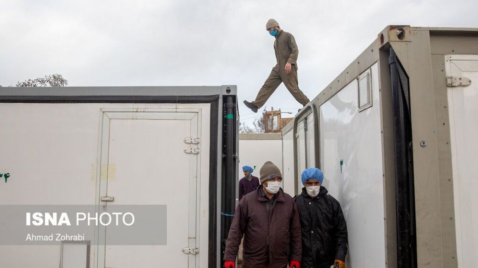 استقرار و راه اندازی بیمارستان صحرایی در قم