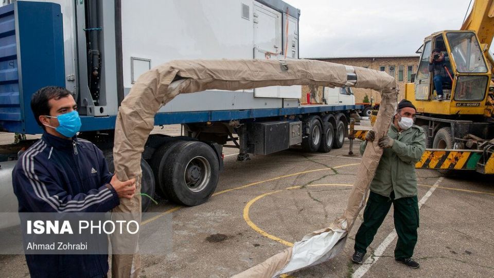استقرار و راه اندازی بیمارستان صحرایی در قم