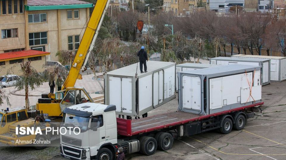 استقرار و راه اندازی بیمارستان صحرایی در قم