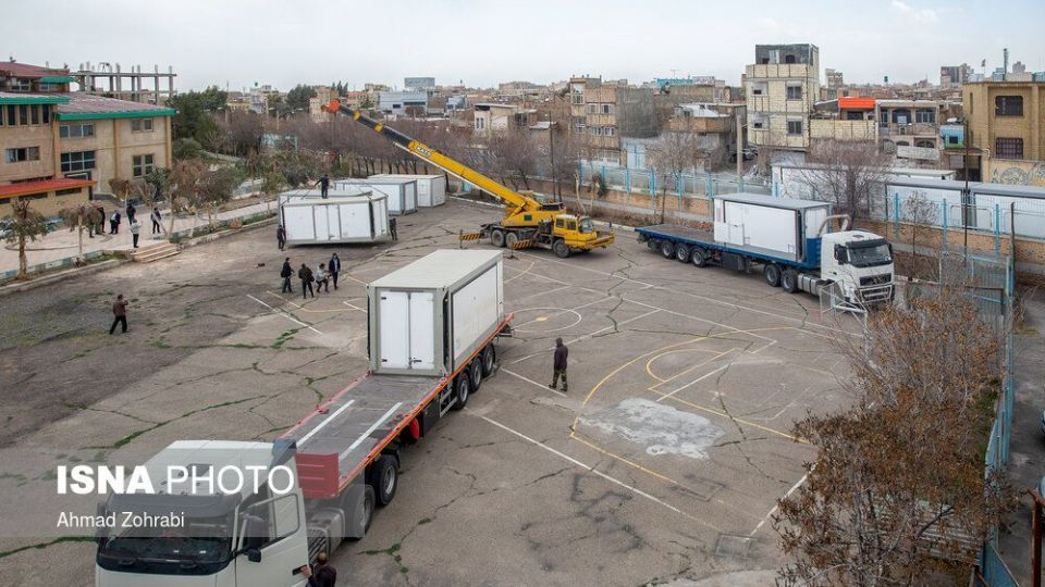 استقرار و راه اندازی بیمارستان صحرایی در قم