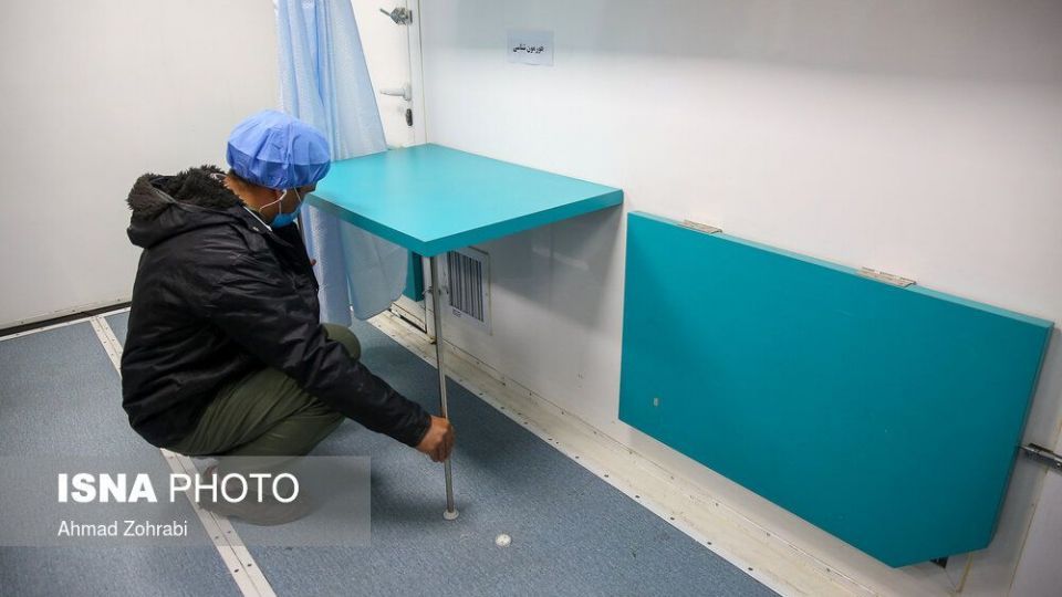 استقرار و راه اندازی بیمارستان صحرایی در قم