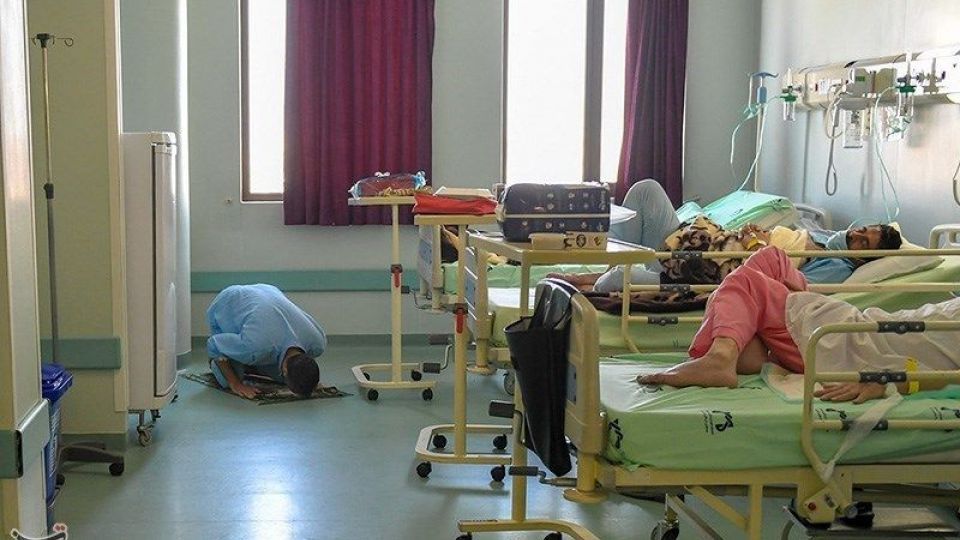  بخش ویژه بیماران کرونا در بیمارستان فرقانی قم