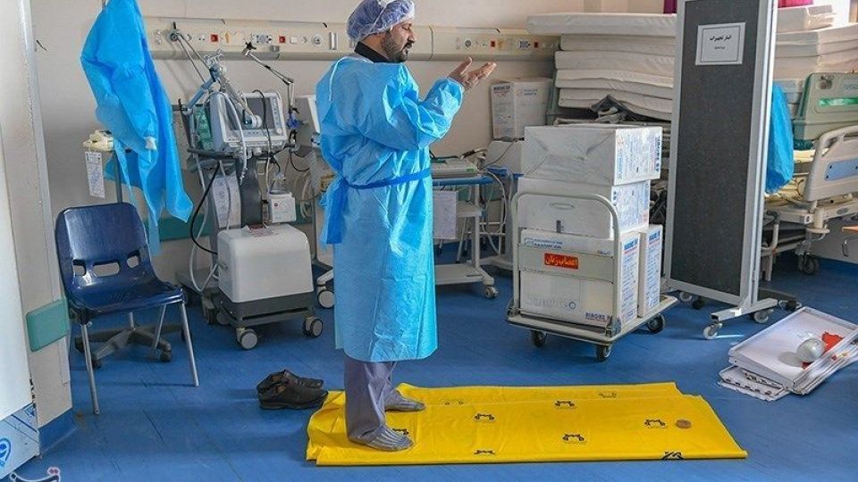  بخش ویژه بیماران کرونا در بیمارستان فرقانی قم