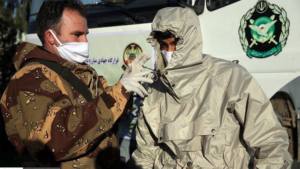 رزمایش مشترک ارتش و سپاه علیه کرونا