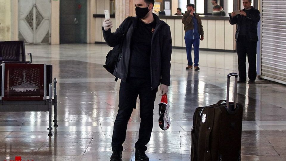  ضدعفونی کردن پایانه جنوب تهران