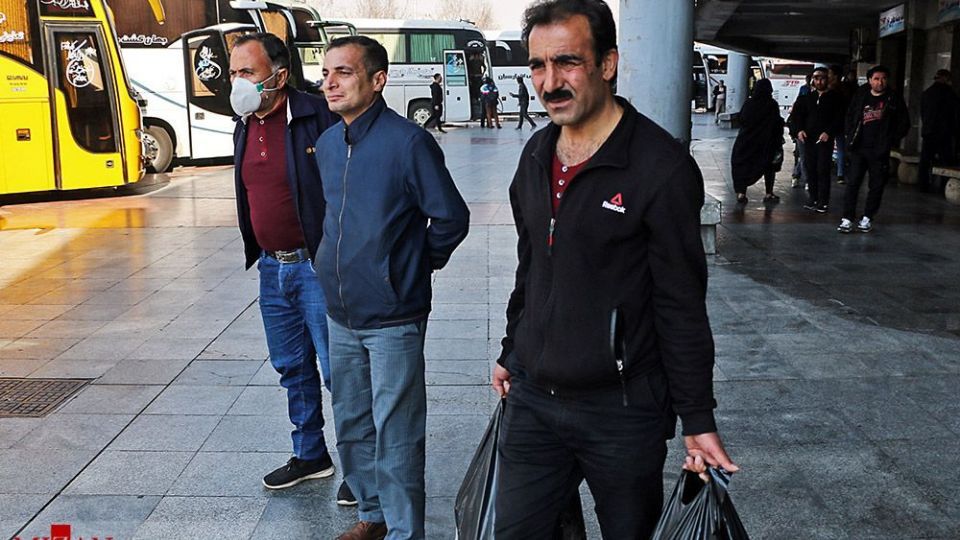  ضدعفونی کردن پایانه جنوب تهران