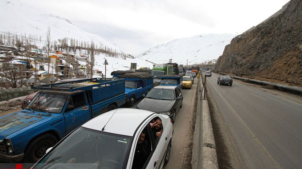  مسدودسازی محور هراز