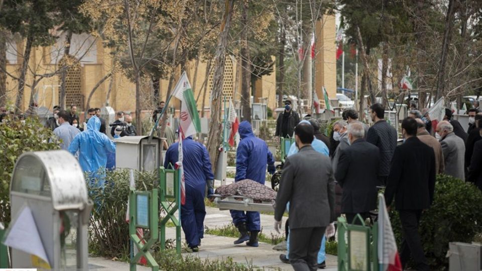 تدفین پیکر فاطمه رهبر