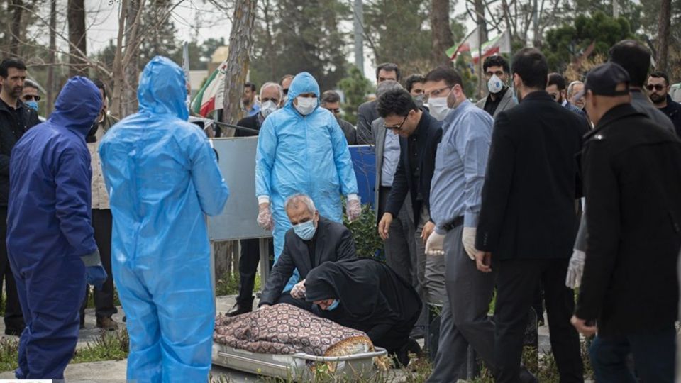 تدفین پیکر فاطمه رهبر