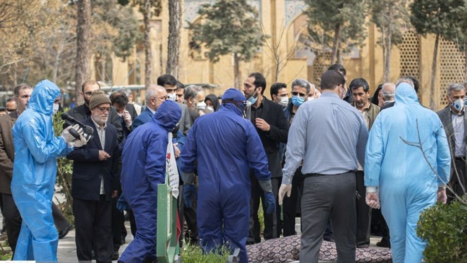 تدفین پیکر فاطمه رهبر