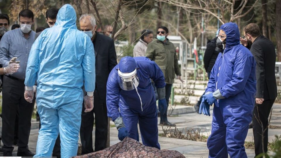 تدفین پیکر فاطمه رهبر
