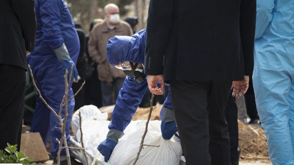 تدفین پیکر فاطمه رهبر