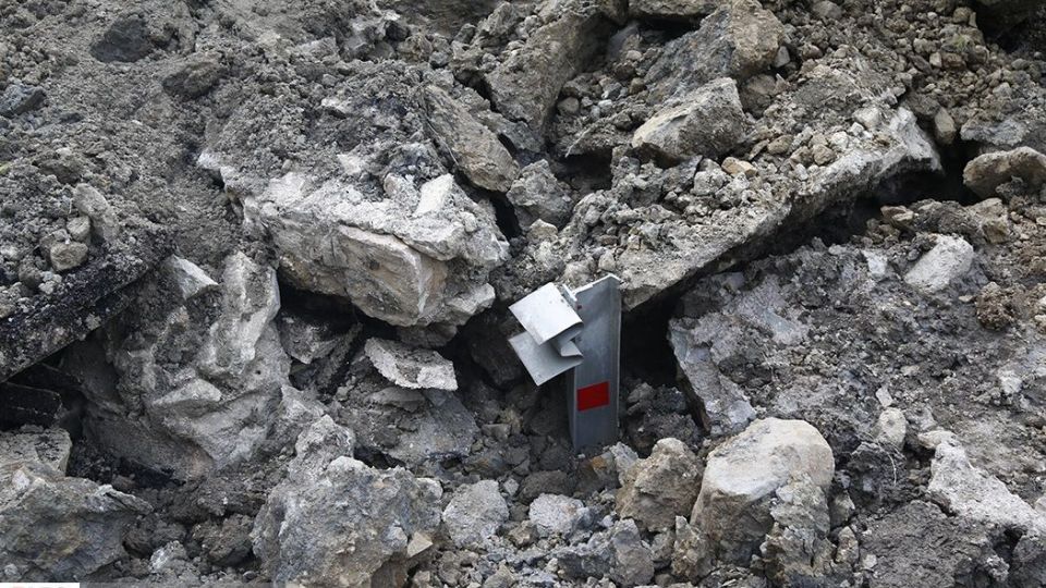 ریزش کوه در آزاد راه تهران - شمال