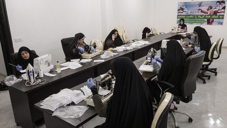 گارگاه تولید ماسک در رشت