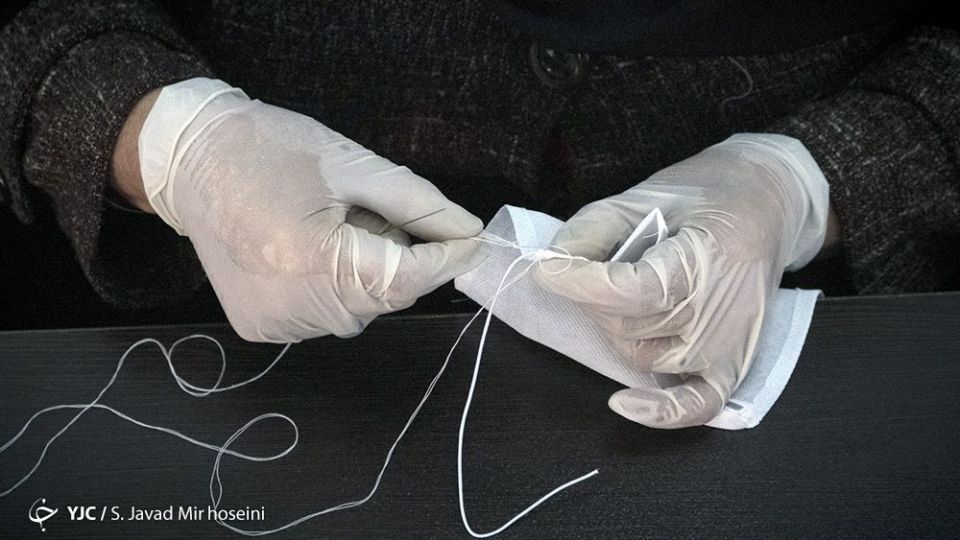 گارگاه تولید ماسک در رشت