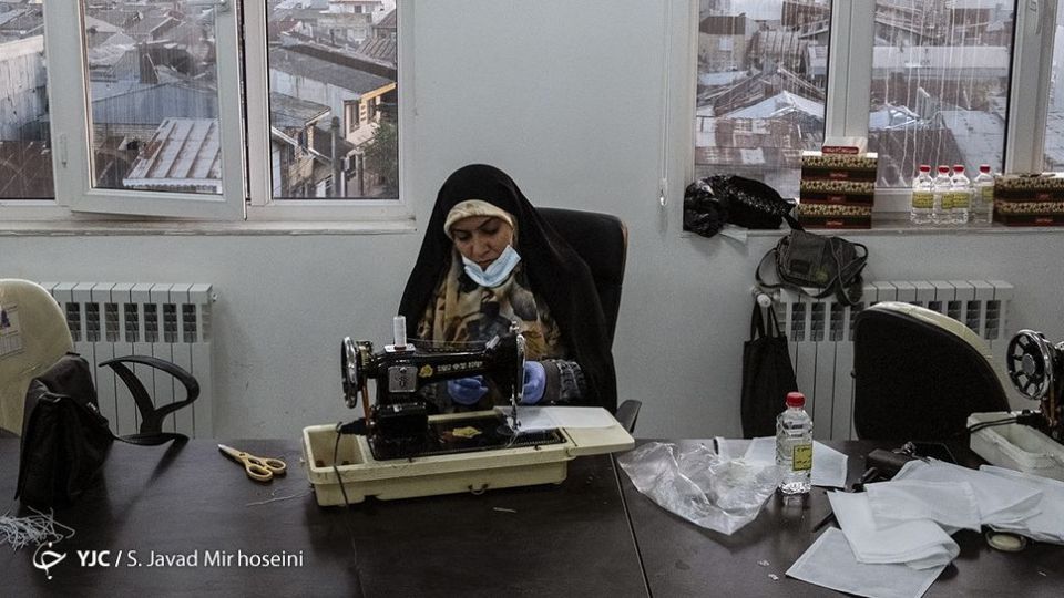 گارگاه تولید ماسک در رشت