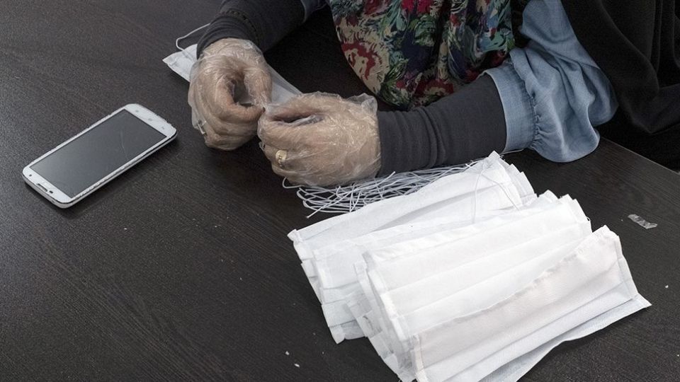 گارگاه تولید ماسک در رشت