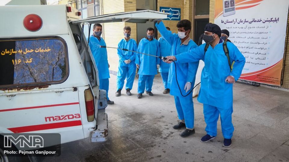 کفن و دفن متوفیان به دنبال شیوع کرونا