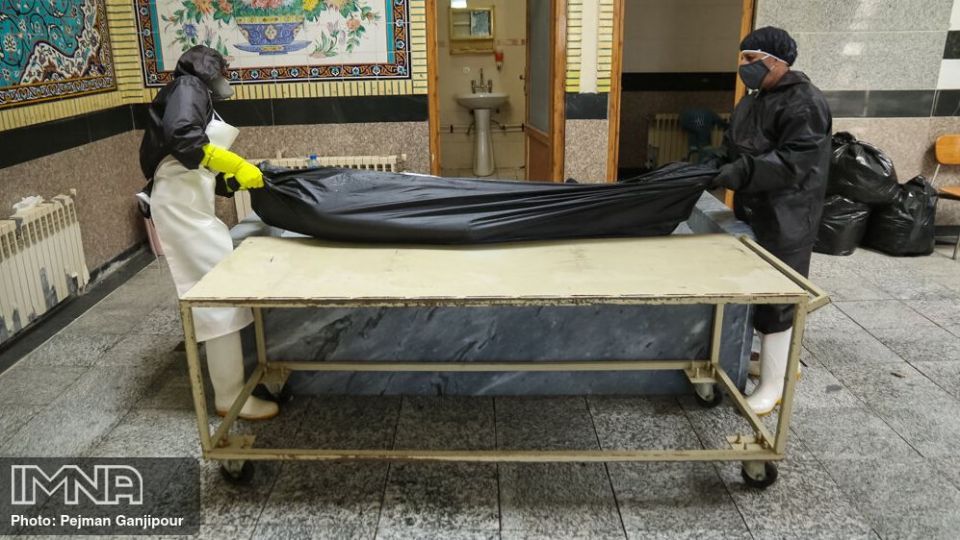 کفن و دفن متوفیان به دنبال شیوع کرونا