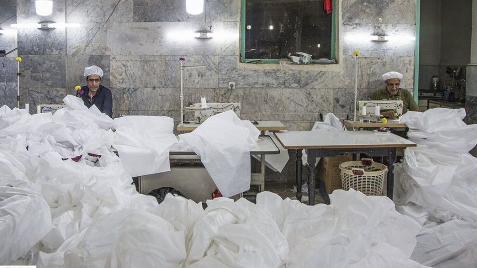 تولید ماسک بهداشتی در«کانون فرهنگی مالک اشتر»