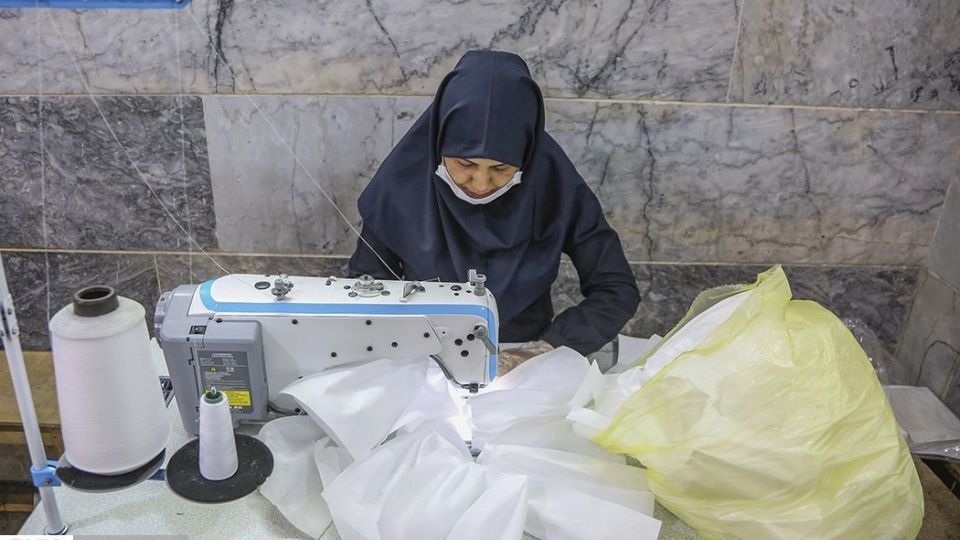 تولید ماسک بهداشتی در«کانون فرهنگی مالک اشتر»