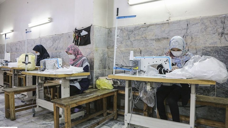 تولید ماسک بهداشتی در«کانون فرهنگی مالک اشتر»