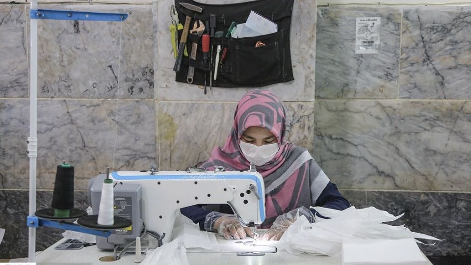 تولید ماسک بهداشتی در«کانون فرهنگی مالک اشتر»