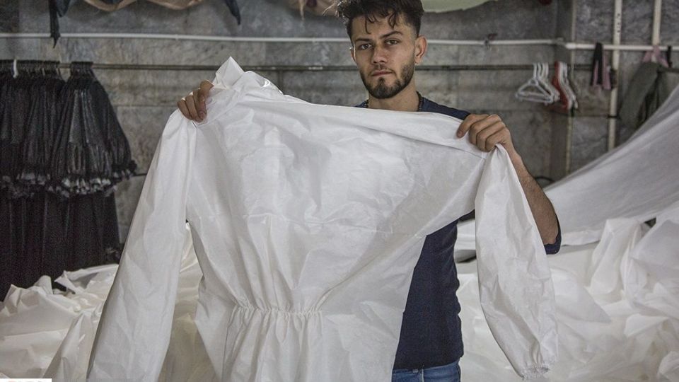 تولید ماسک بهداشتی در«کانون فرهنگی مالک اشتر»