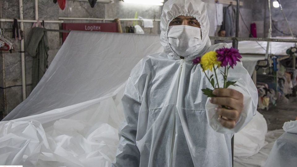 تولید ماسک بهداشتی در«کانون فرهنگی مالک اشتر»