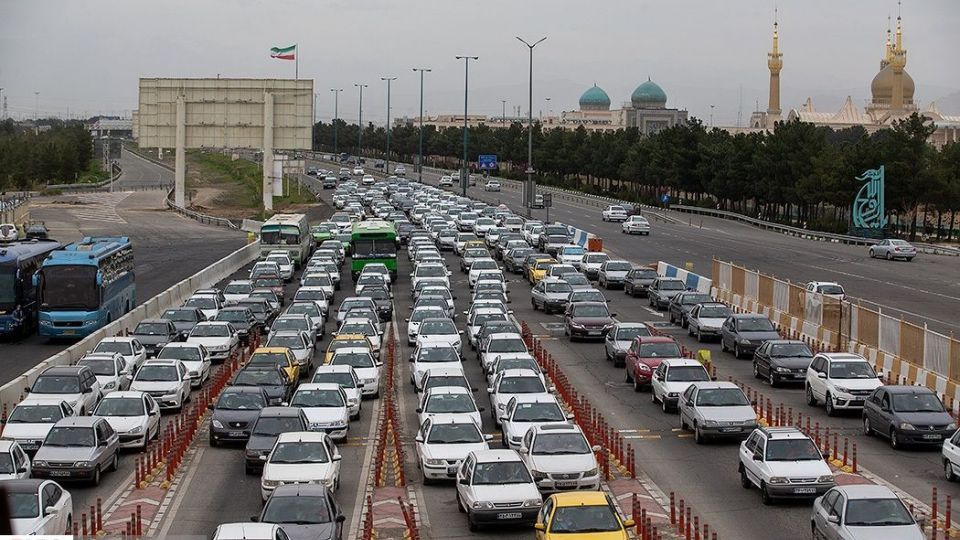 ترافیک سنگین در خروجی تهران